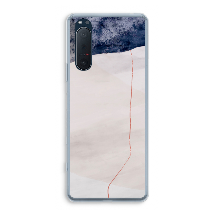 Stone White: Sony Xperia 5 II Transparant Hoesje