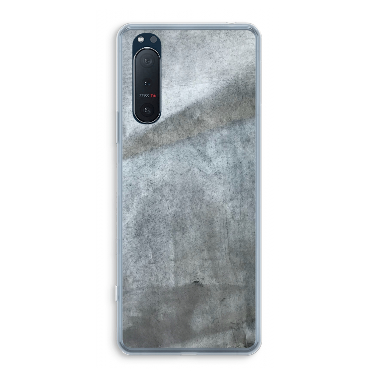 Grey Stone: Sony Xperia 5 II Transparant Hoesje