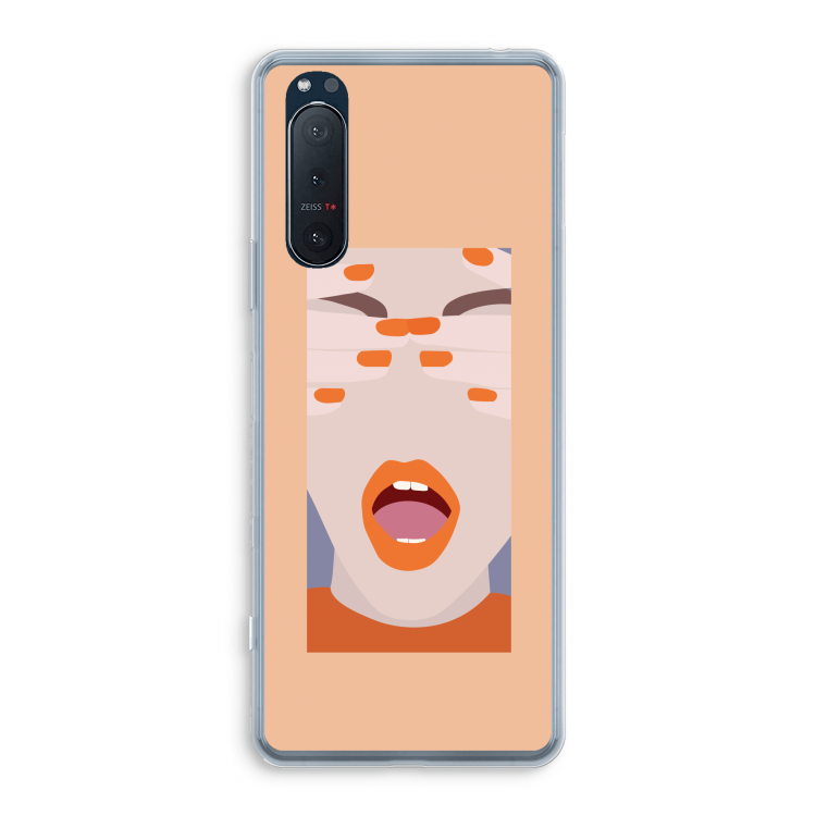 Surprise: Sony Xperia 5 II Transparant Hoesje