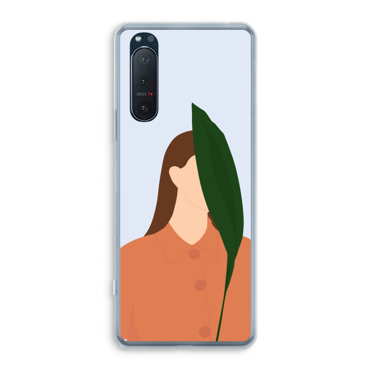 Leaf: Sony Xperia 5 II Transparant Hoesje
