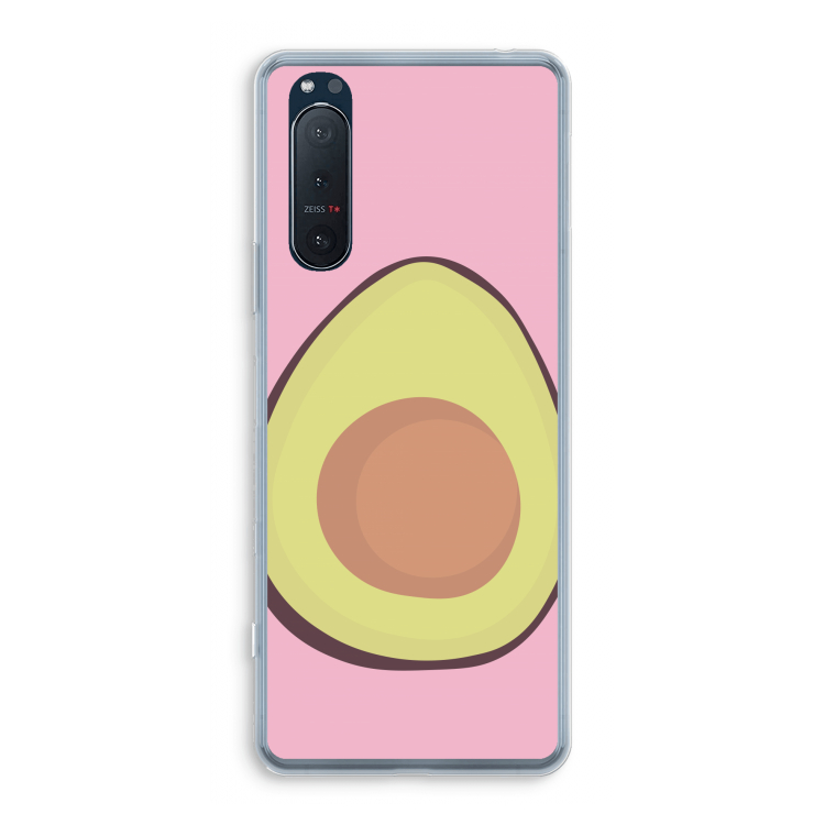 Avocado: Sony Xperia 5 II Transparant Hoesje