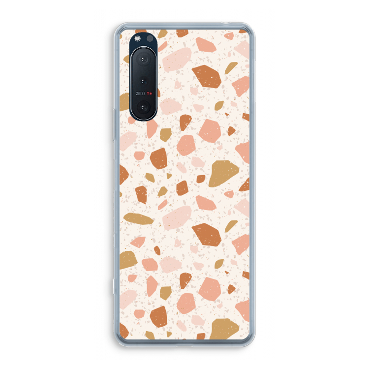 Terrazzo N°18: Sony Xperia 5 II Transparant Hoesje
