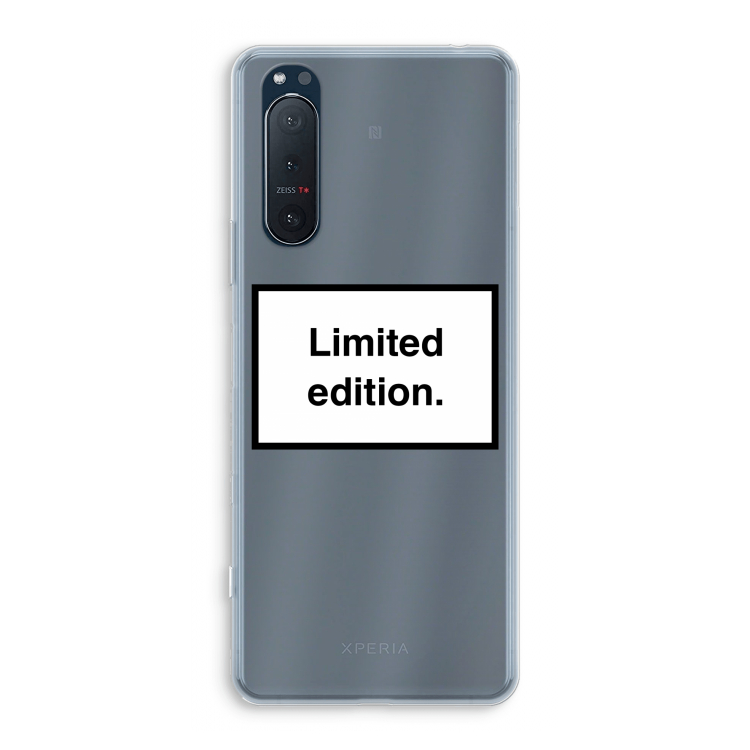 Limited edition: Sony Xperia 5 II Transparant Hoesje