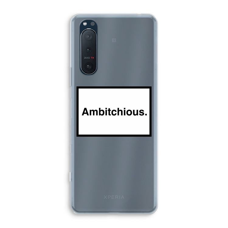 Ambitchious: Sony Xperia 5 II Transparant Hoesje