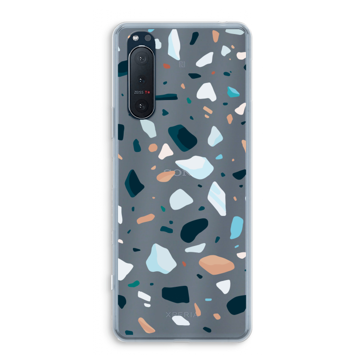 Terrazzo N°13: Sony Xperia 5 II Transparant Hoesje