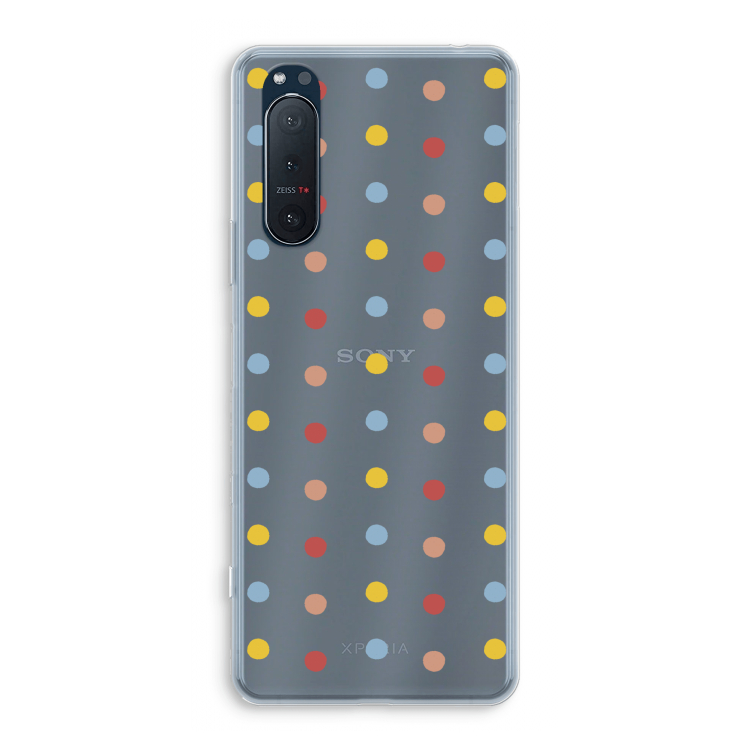 Bollen: Sony Xperia 5 II Transparant Hoesje