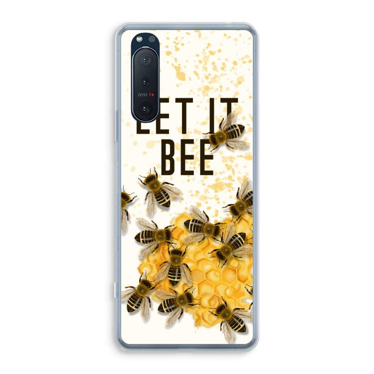 Let it bee: Sony Xperia 5 II Transparant Hoesje
