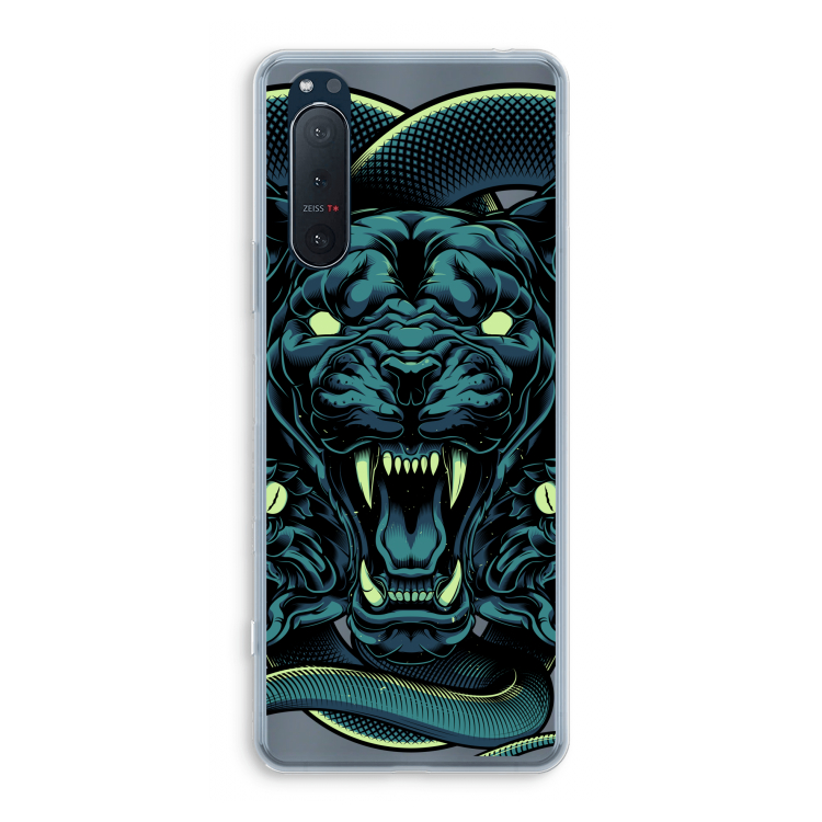 Cougar and Vipers: Sony Xperia 5 II Transparant Hoesje