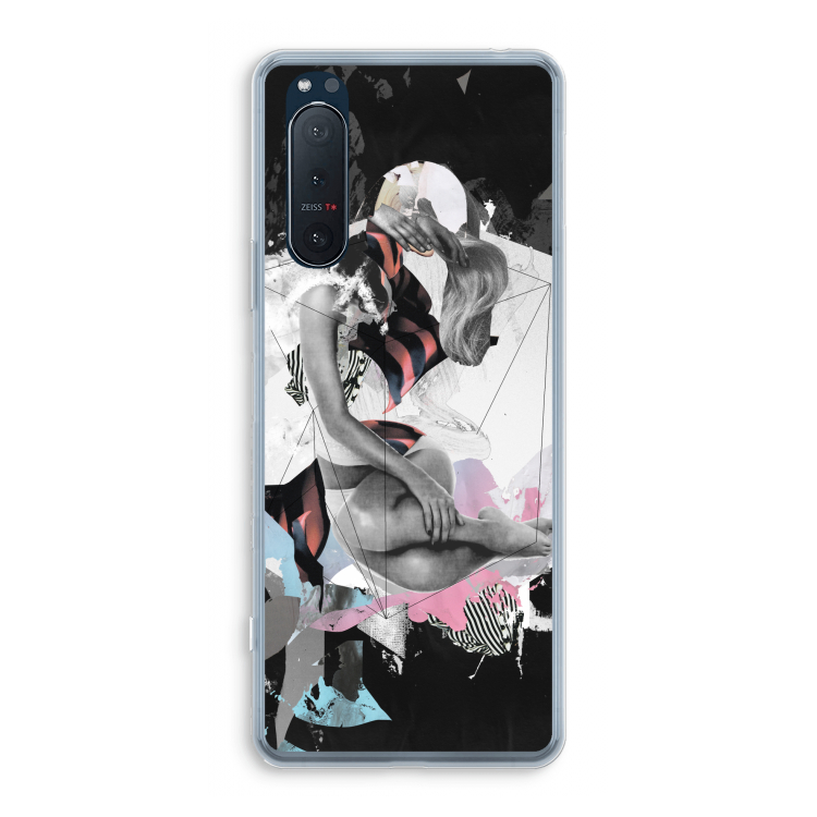 Camouflage de sommeil: Sony Xperia 5 II Transparant Hoesje