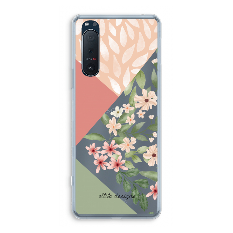 Sweet heaven geometrics: Sony Xperia 5 II Transparant Hoesje