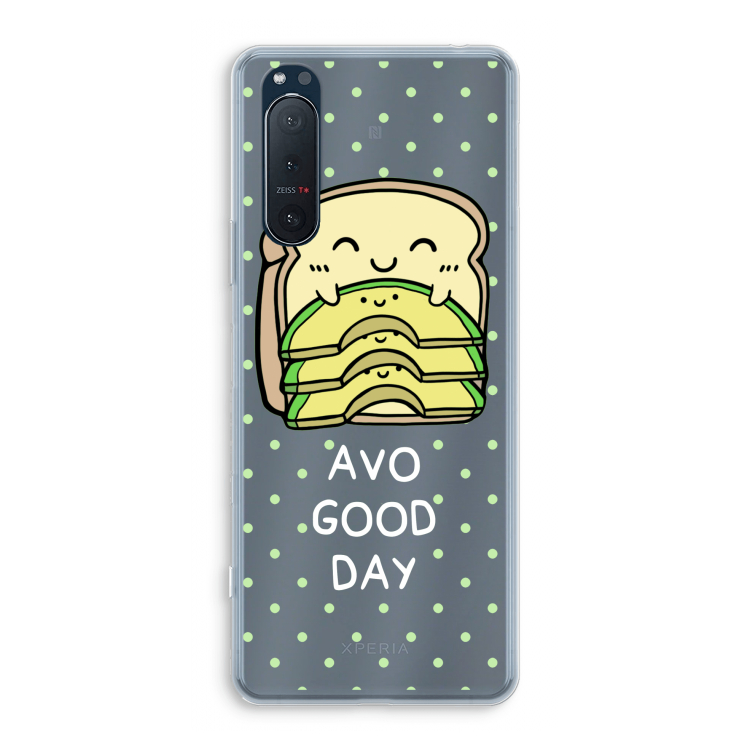 Avo Good Day: Sony Xperia 5 II Transparant Hoesje