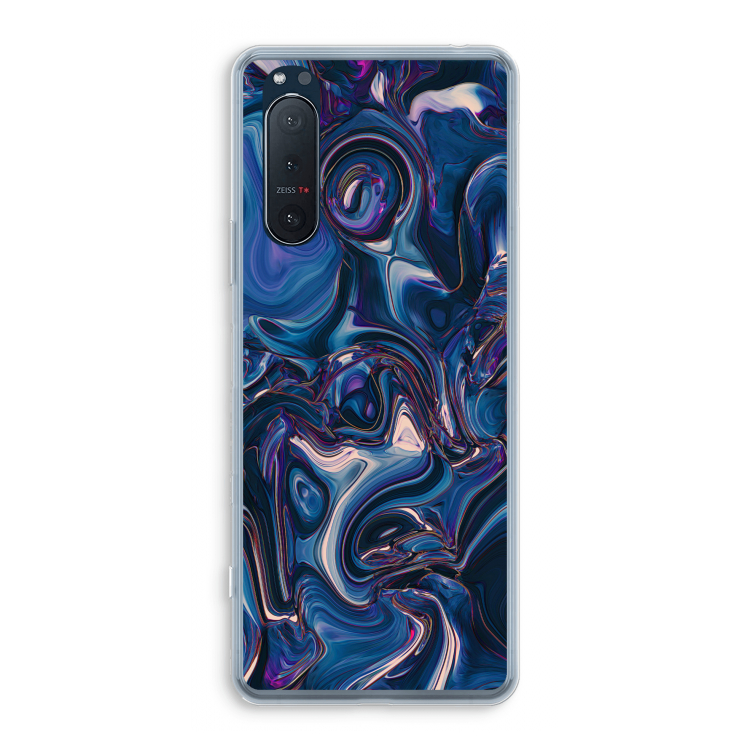 Mirrored Mirage: Sony Xperia 5 II Transparant Hoesje