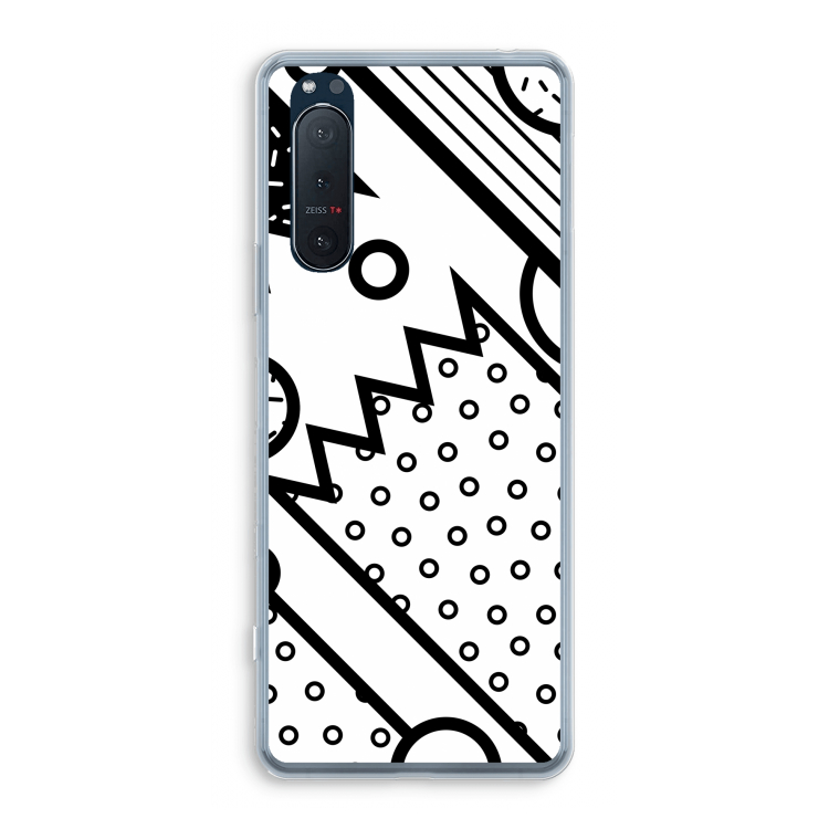 Pop Art #4: Sony Xperia 5 II Transparant Hoesje
