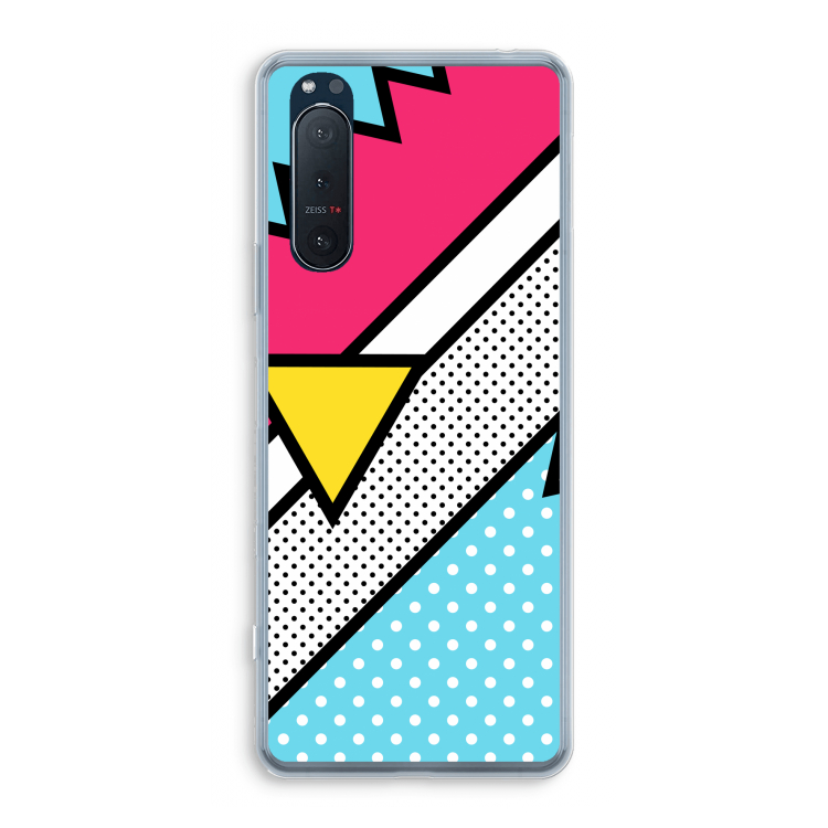 Pop Art #3: Sony Xperia 5 II Transparant Hoesje