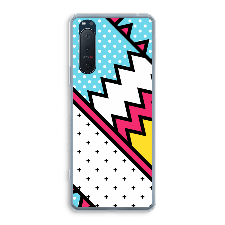 Pop Art #2: Sony Xperia 5 II Transparant Hoesje