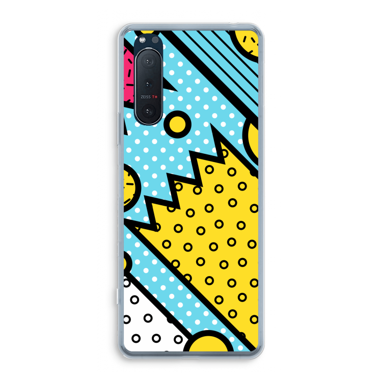 Pop Art #1: Sony Xperia 5 II Transparant Hoesje