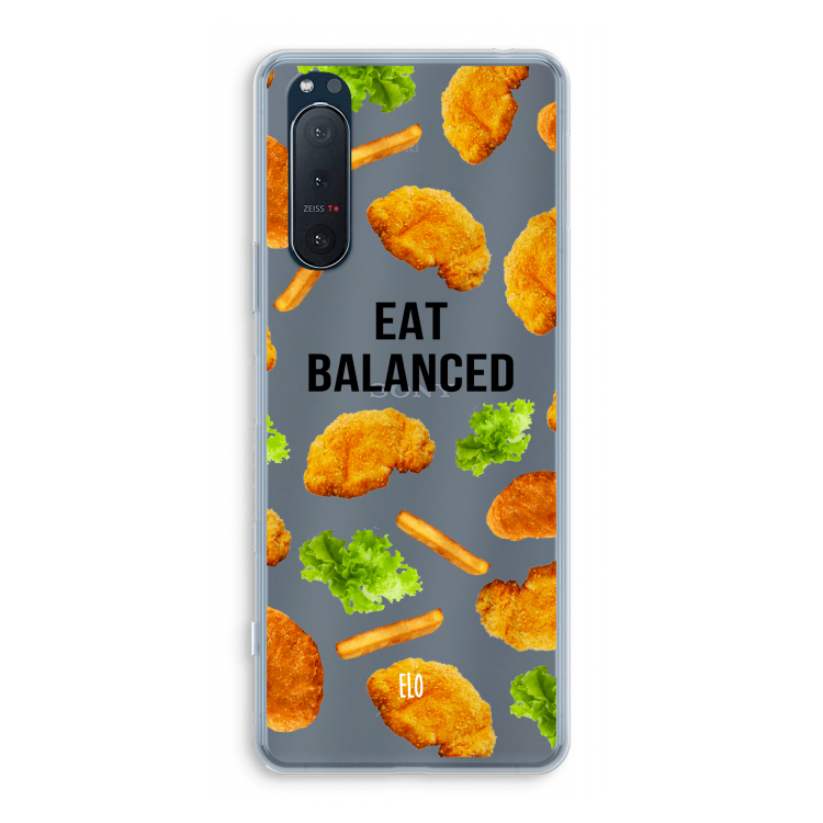 Eat Balanced: Sony Xperia 5 II Transparant Hoesje