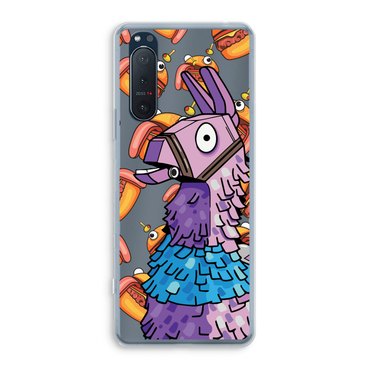 Loot Burger: Sony Xperia 5 II Transparant Hoesje