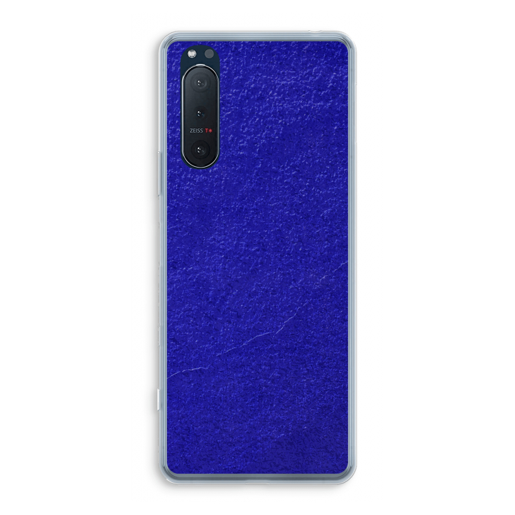 Majorelle Blue: Sony Xperia 5 II Transparant Hoesje