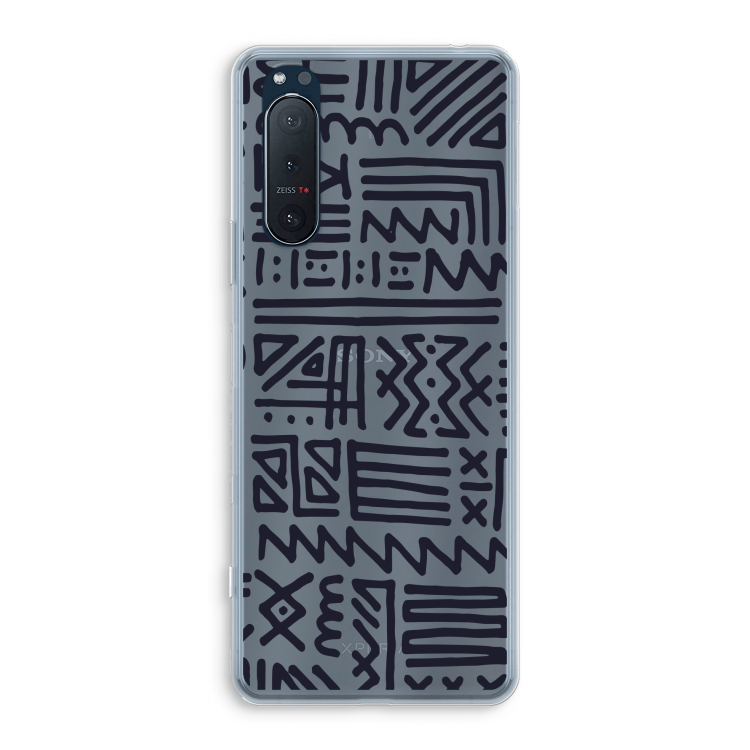 Marrakech print: Sony Xperia 5 II Transparant Hoesje