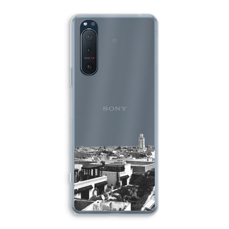 Marrakech Skyline : Sony Xperia 5 II Transparant Hoesje