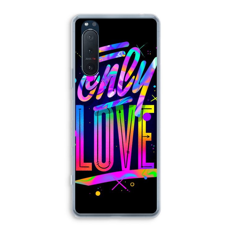 Only Love: Sony Xperia 5 II Transparant Hoesje