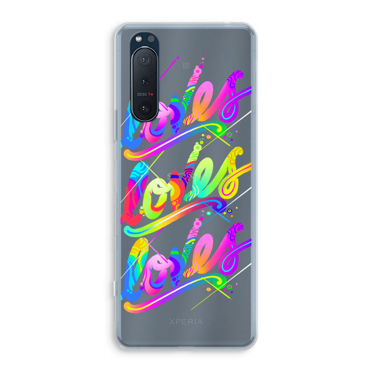 Loves: Sony Xperia 5 II Transparant Hoesje