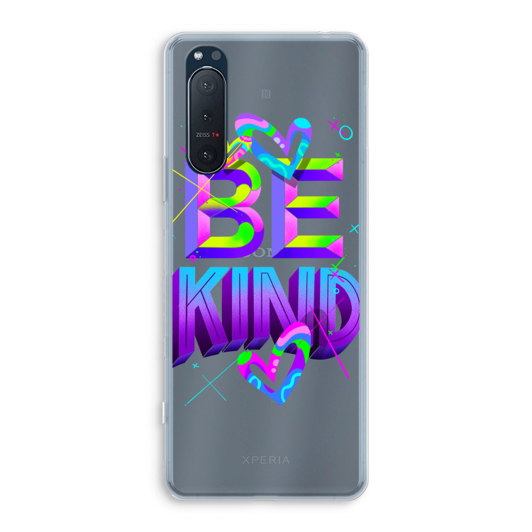 Be Kind: Sony Xperia 5 II Transparant Hoesje