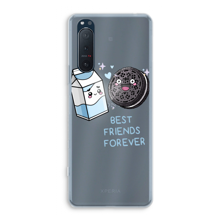Best Friend Forever: Sony Xperia 5 II Transparant Hoesje
