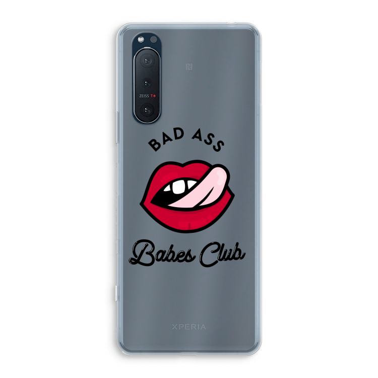 Badass Babes Club: Sony Xperia 5 II Transparant Hoesje