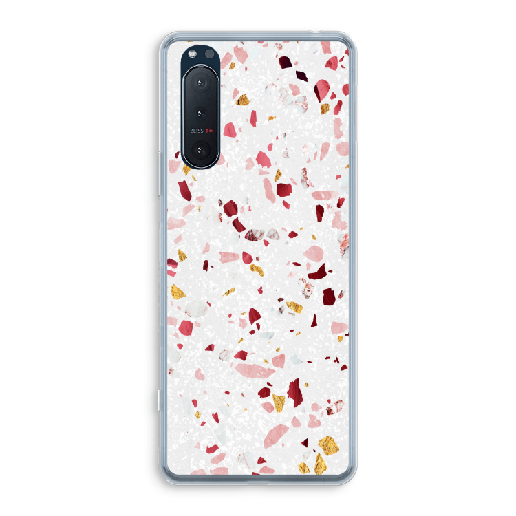 Terrazzo N°9: Sony Xperia 5 II Transparant Hoesje