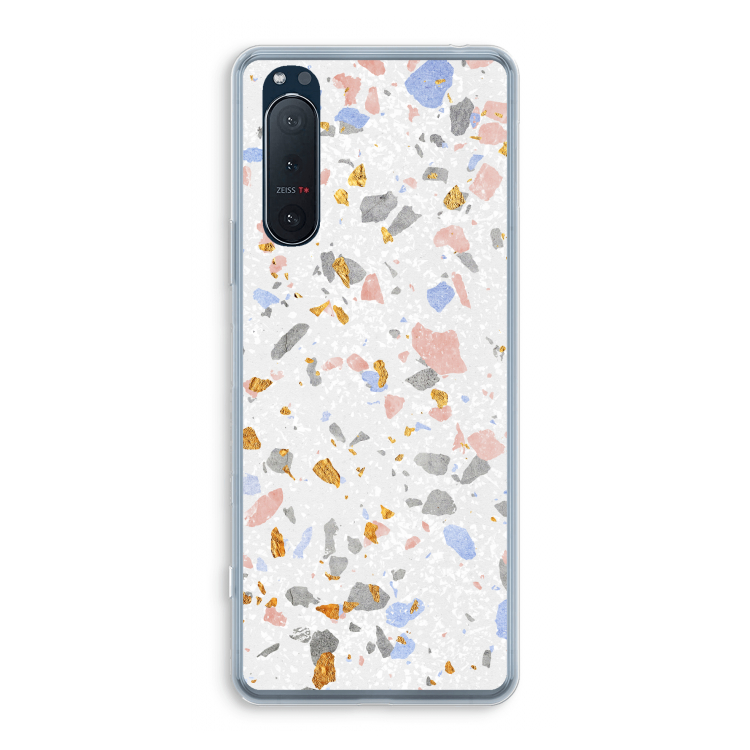 Terrazzo N°8: Sony Xperia 5 II Transparant Hoesje