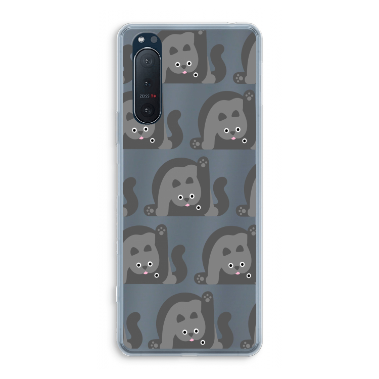 Cats: Sony Xperia 5 II Transparant Hoesje