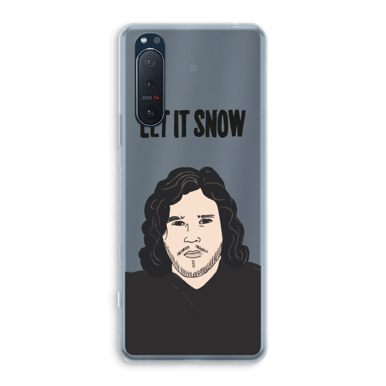 Let It Snow: Sony Xperia 5 II Transparant Hoesje