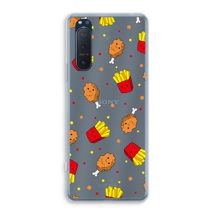 Chicken 'n Fries: Sony Xperia 5 II Transparant Hoesje
