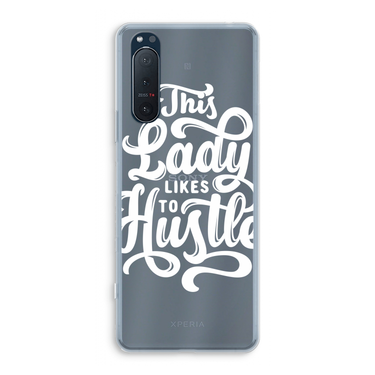 Hustle Lady: Sony Xperia 5 II Transparant Hoesje