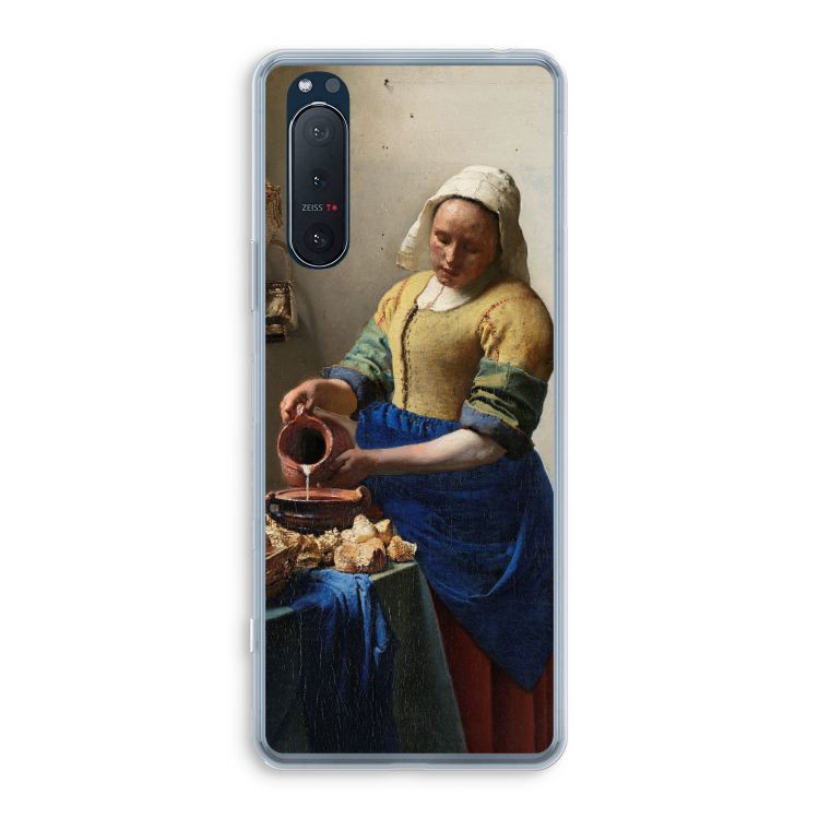 The Milkmaid: Sony Xperia 5 II Transparant Hoesje