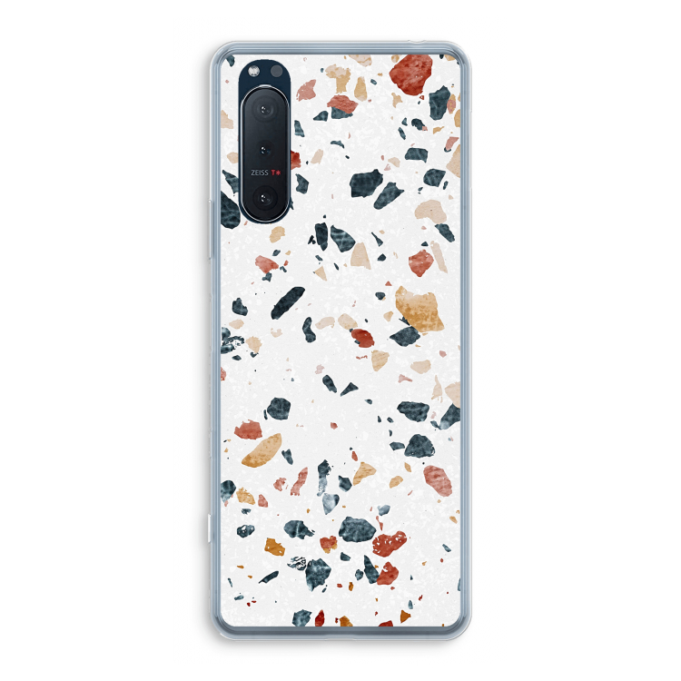 Terrazzo N°4: Sony Xperia 5 II Transparant Hoesje
