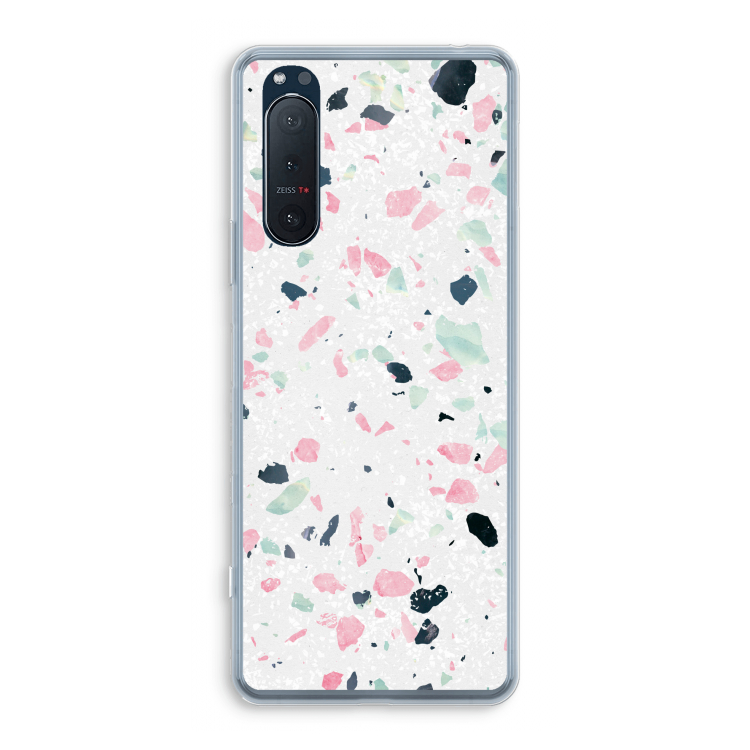 Terrazzo N°3: Sony Xperia 5 II Transparant Hoesje