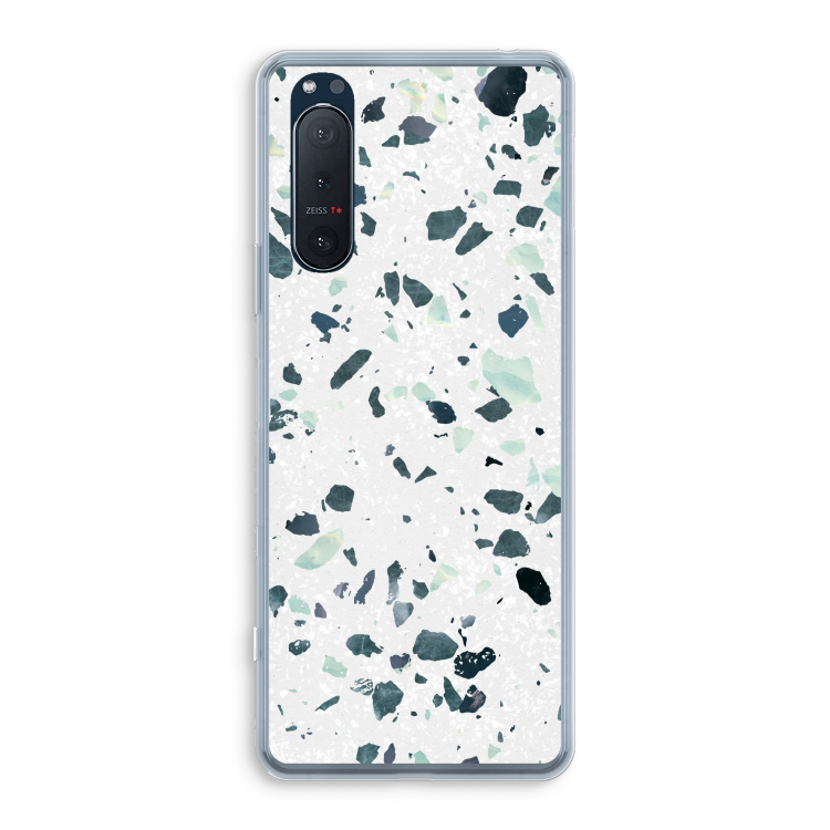 Terrazzo N°2: Sony Xperia 5 II Transparant Hoesje