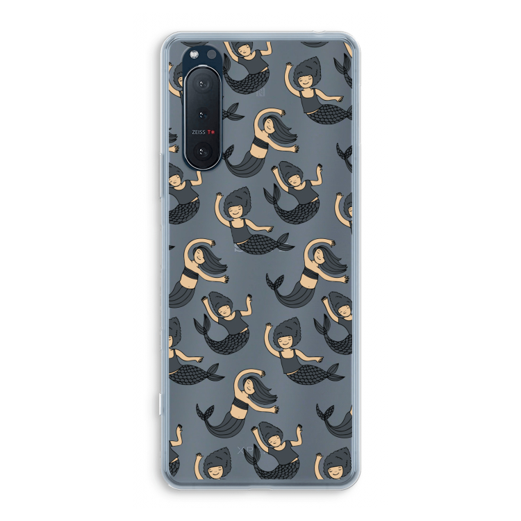 Zeemeermin: Sony Xperia 5 II Transparant Hoesje