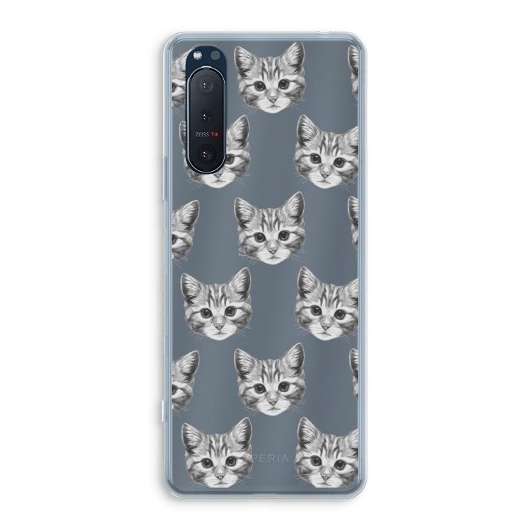Kitten: Sony Xperia 5 II Transparant Hoesje