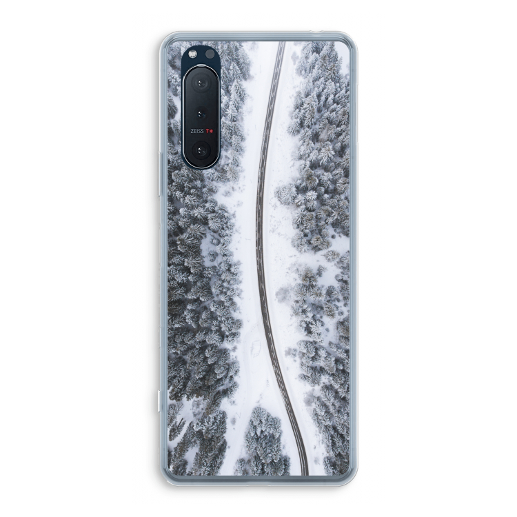 Snøfall: Sony Xperia 5 II Transparant Hoesje