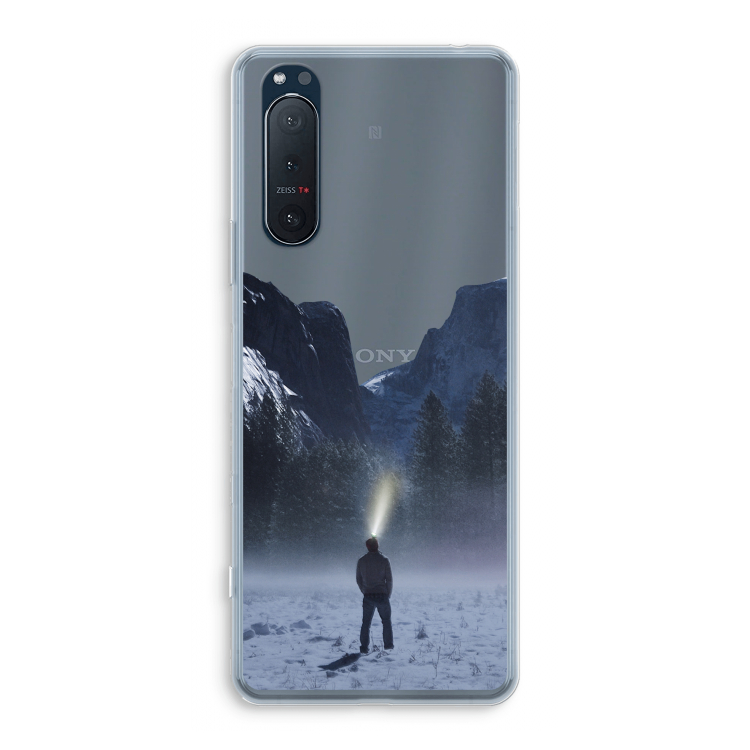Wanderlust: Sony Xperia 5 II Transparant Hoesje