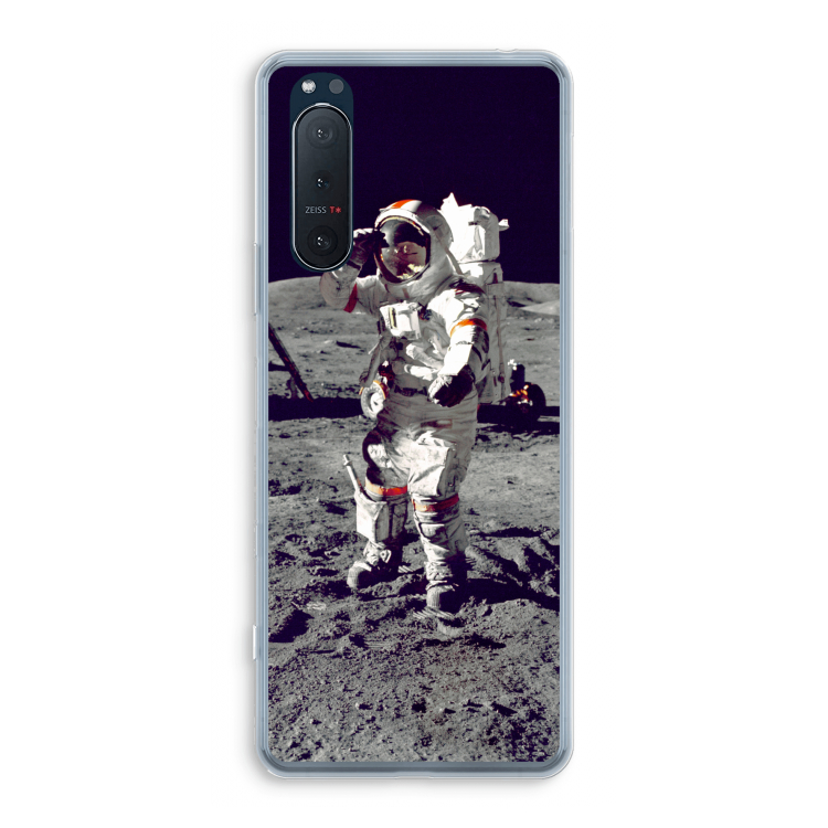 Spaceman: Sony Xperia 5 II Transparant Hoesje