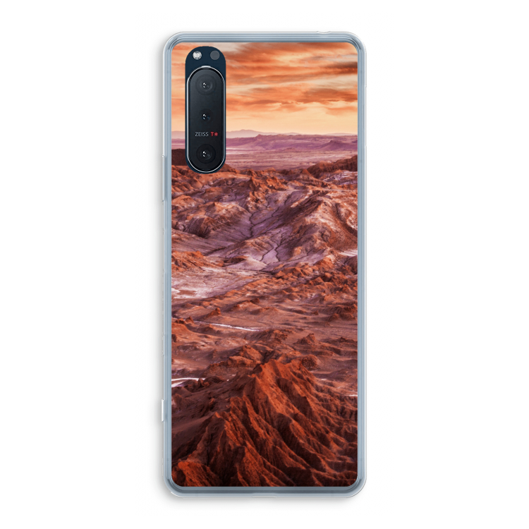 Mars: Sony Xperia 5 II Transparant Hoesje