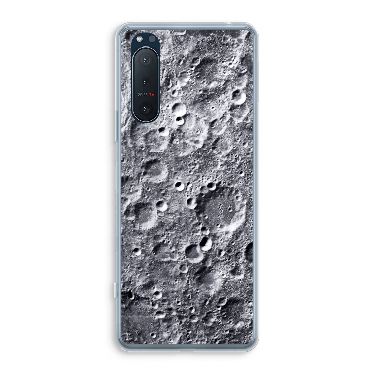 Maanlandschap: Sony Xperia 5 II Transparant Hoesje
