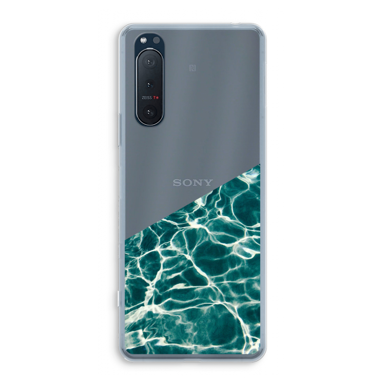 Weerkaatsing water: Sony Xperia 5 II Transparant Hoesje