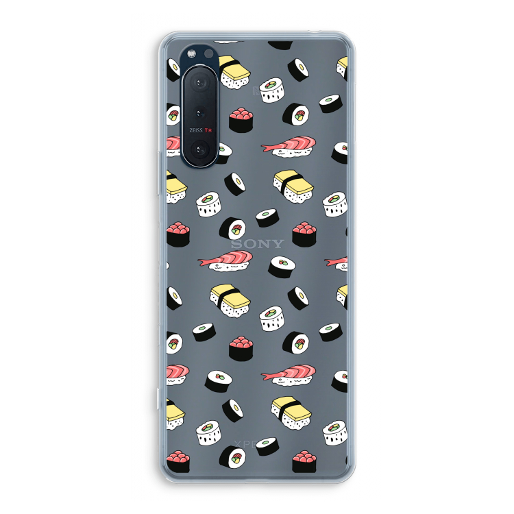 Sushi time: Sony Xperia 5 II Transparant Hoesje