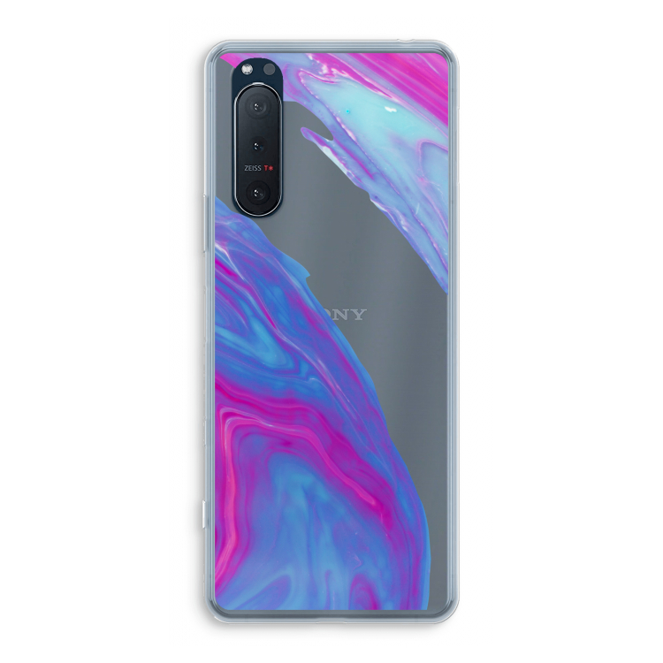 Zweverige regenboog: Sony Xperia 5 II Transparant Hoesje